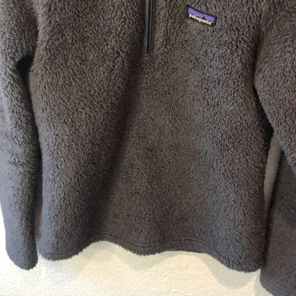 Women's Patagonia Los Gatos 1/4 Zip Fleece Dark gray - Picture 9 of 15